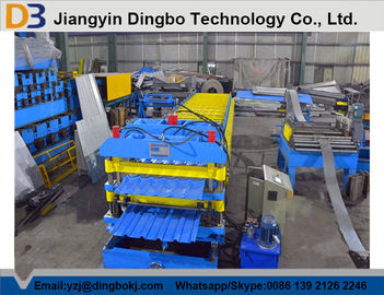 840 Roof Steel Tile Forming Machine With Galvanized Board For Transportation Roof Tile Roll Forming Machine